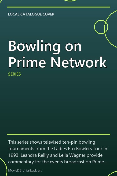Bowling on Prime Network poster