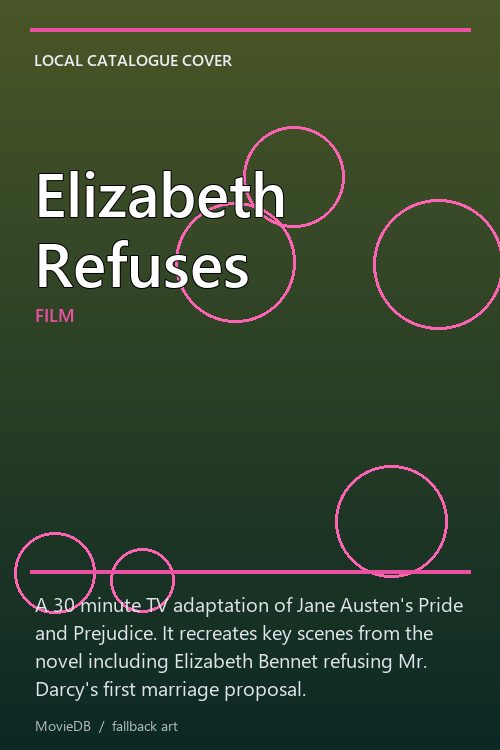 Elizabeth Refuses poster