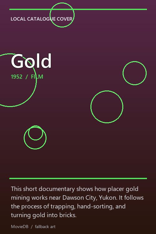 Gold poster