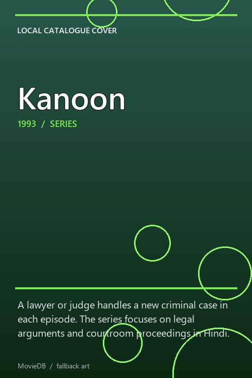 Kanoon poster
