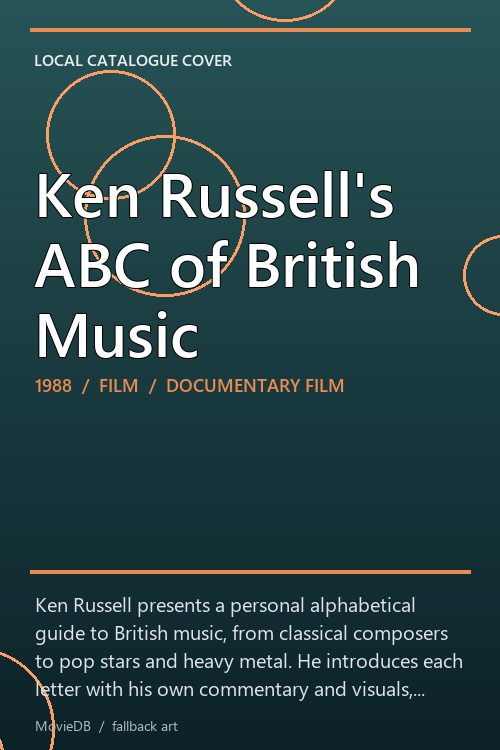 Ken Russell's ABC of British Music poster
