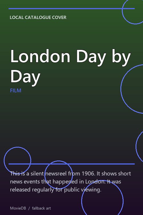 London Day by Day poster