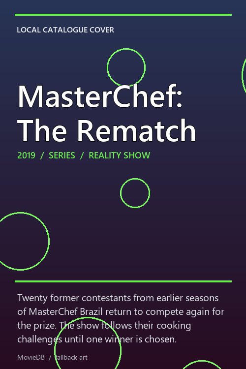 MasterChef: The Rematch poster