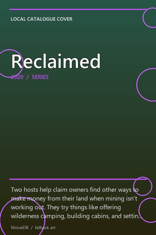 Reclaimed poster