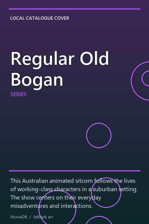Regular Old Bogan poster