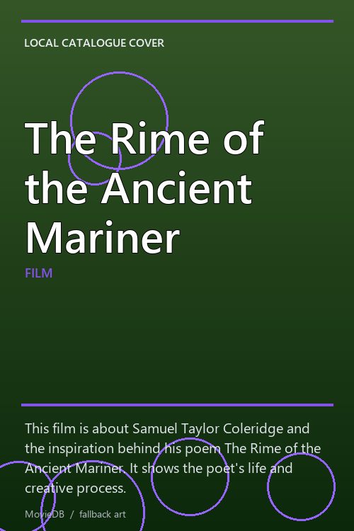 The Rime of the Ancient Mariner poster