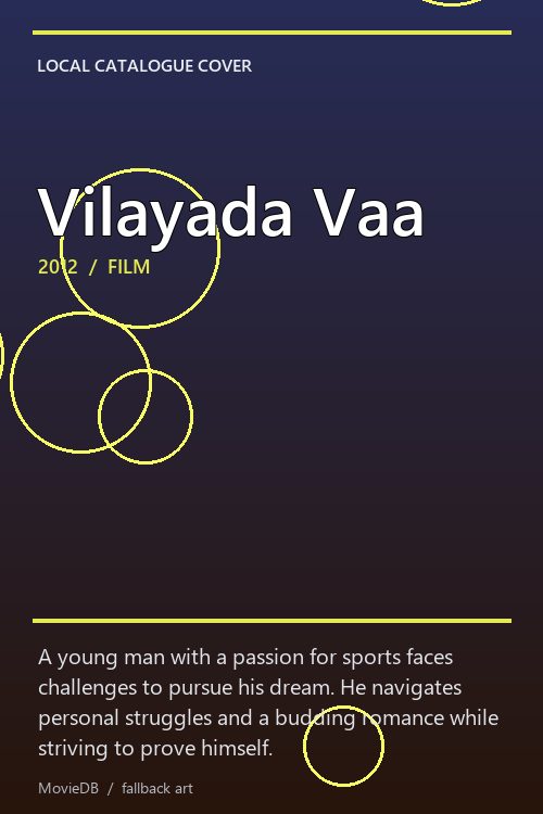 Vilayada Vaa poster