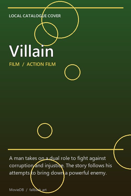 Villain poster