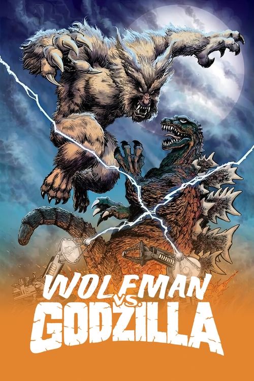 Wolfman vs Godzilla poster