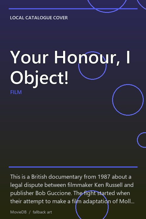 Your Honour, I Object! poster