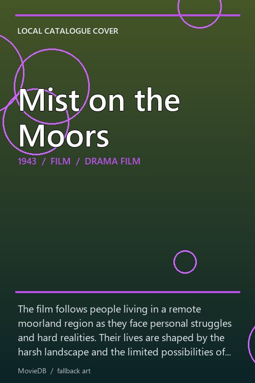Mist on the Moors poster