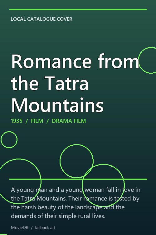 Romance from the Tatra Mountains poster