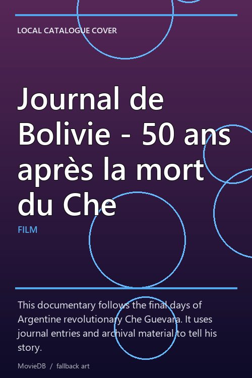 Journal de Bolivie - 50 ans après la mort du Che poster