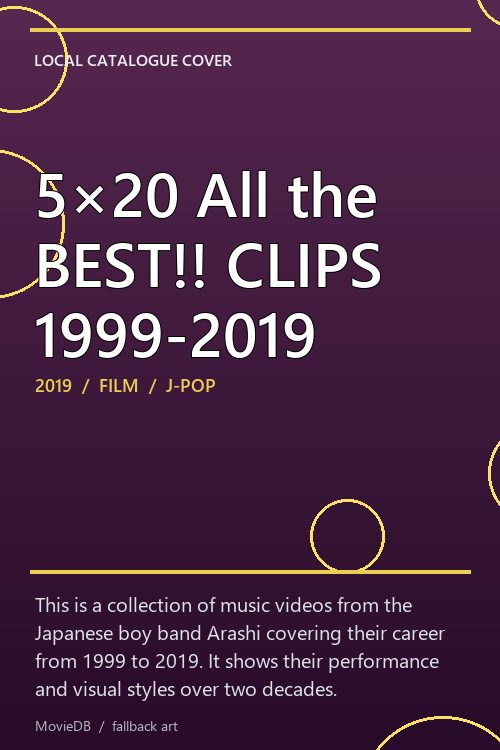 5×20 All the BEST!! CLIPS 1999-2019 poster