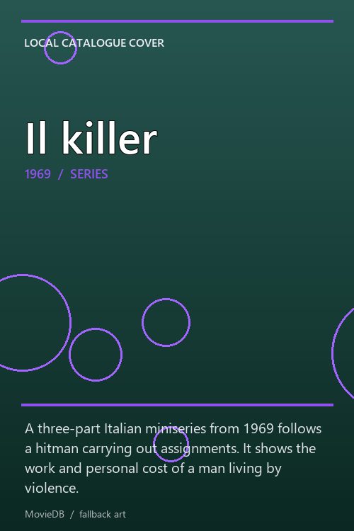 Il killer poster