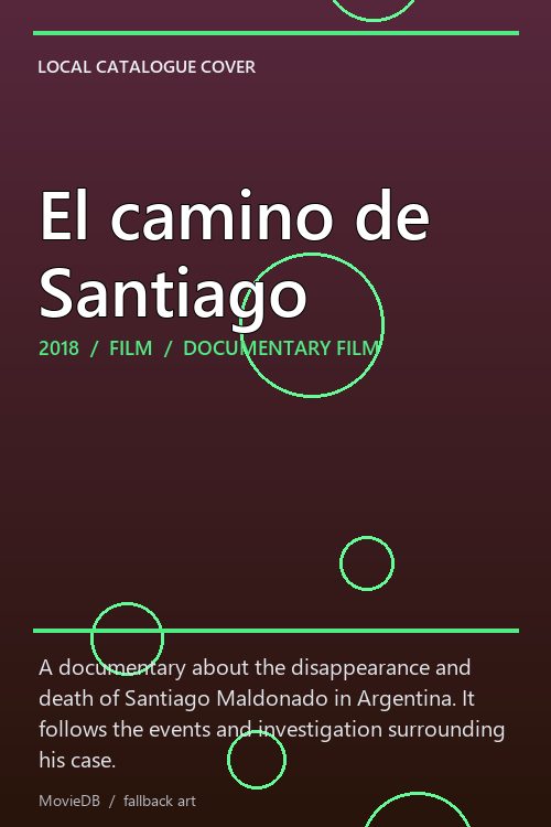 El camino de Santiago poster