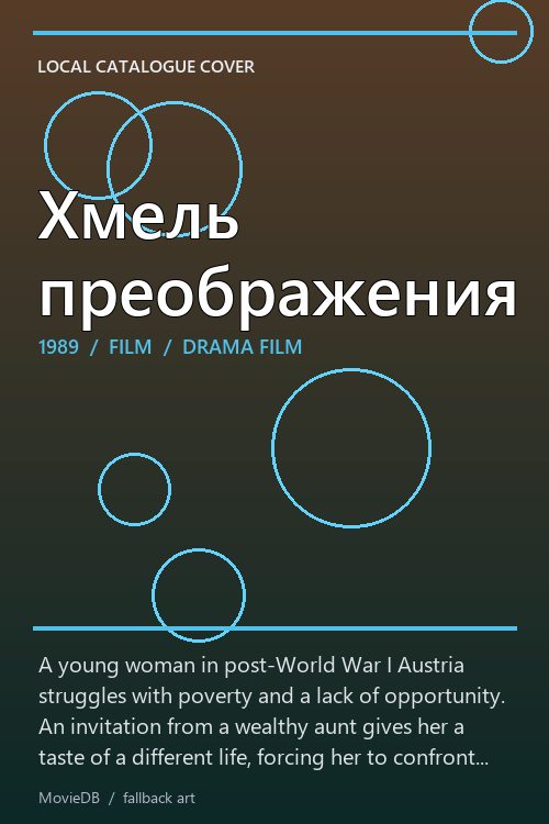 Хмель преображения poster