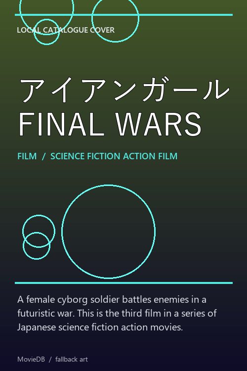 アイアンガール FINAL WARS poster