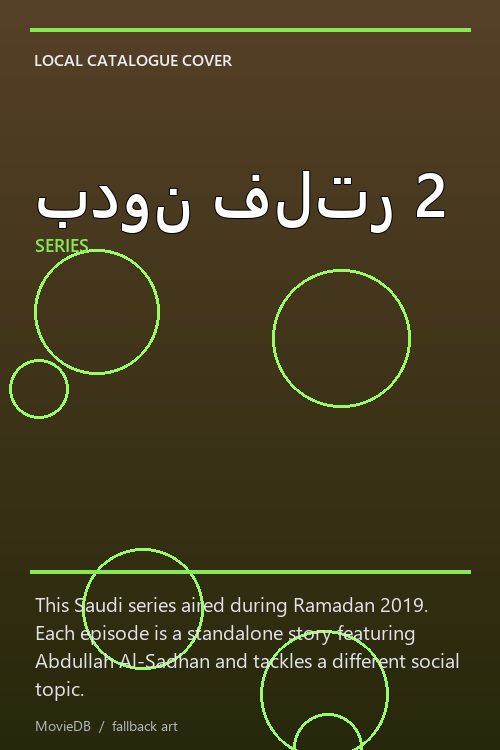 بدون فلتر 2 poster