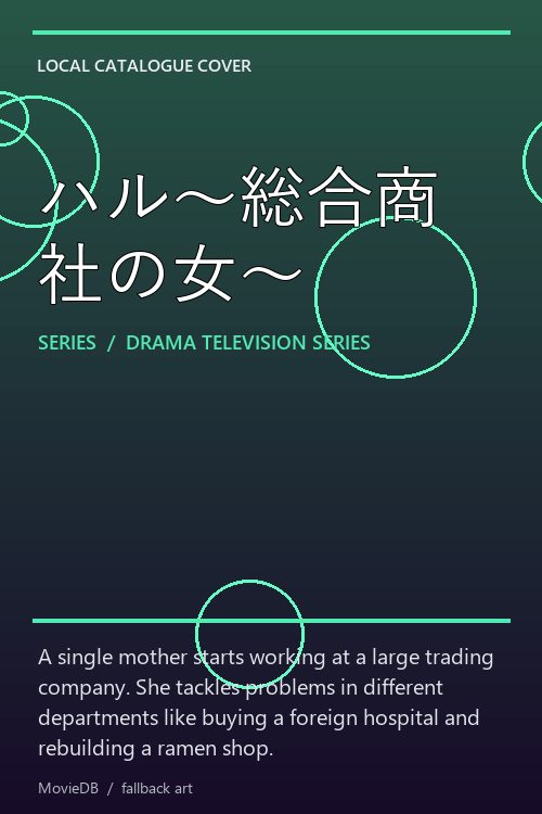 ハル〜総合商社の女〜 poster