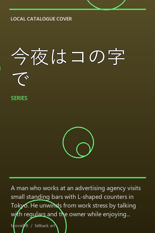 今夜はコの字で poster