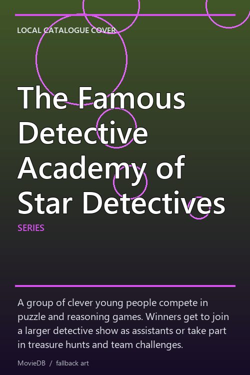 The Famous Detective Academy of Star Detectives poster