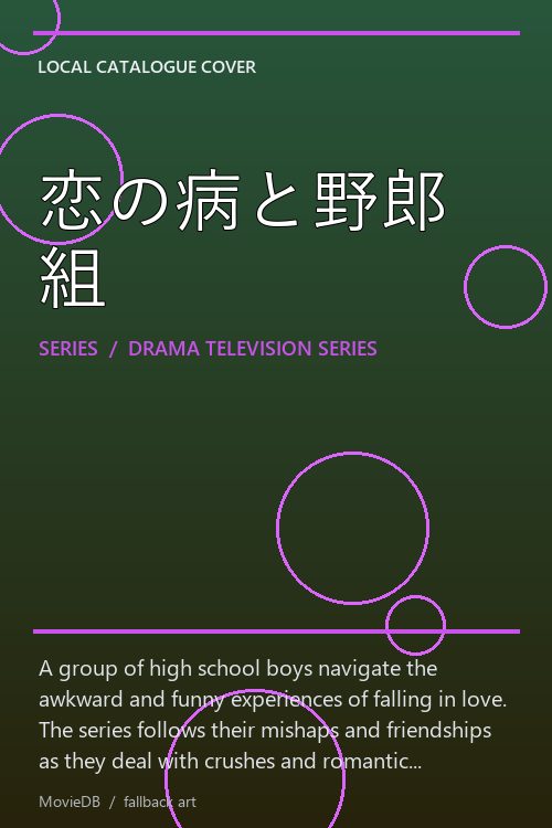 恋の病と野郎組 poster