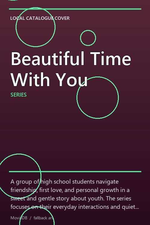 Beautiful Time With You poster