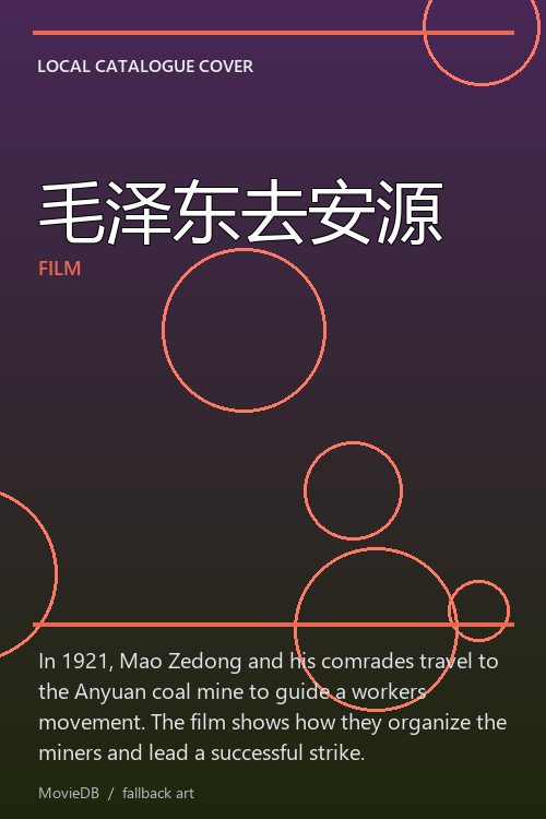毛泽东去安源 poster