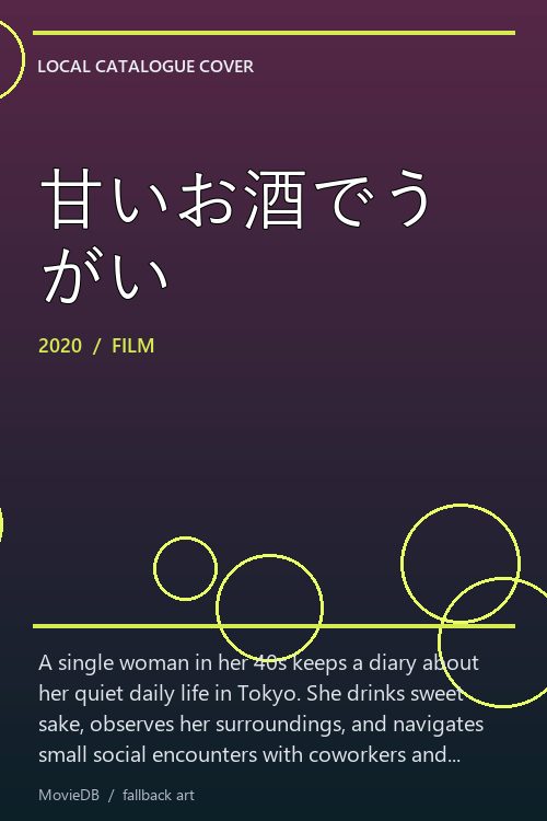 甘いお酒でうがい poster