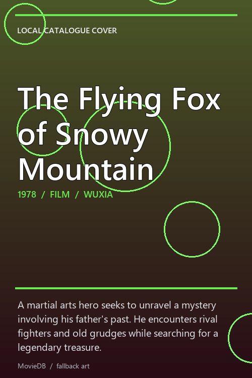 The Flying Fox of Snowy Mountain poster