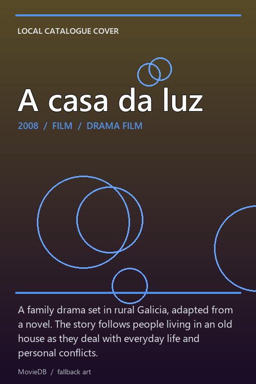 A casa da luz poster