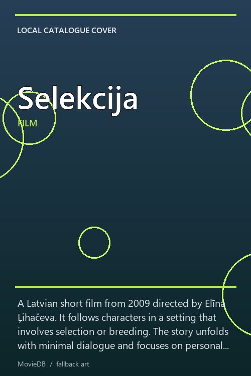 Selekcija poster