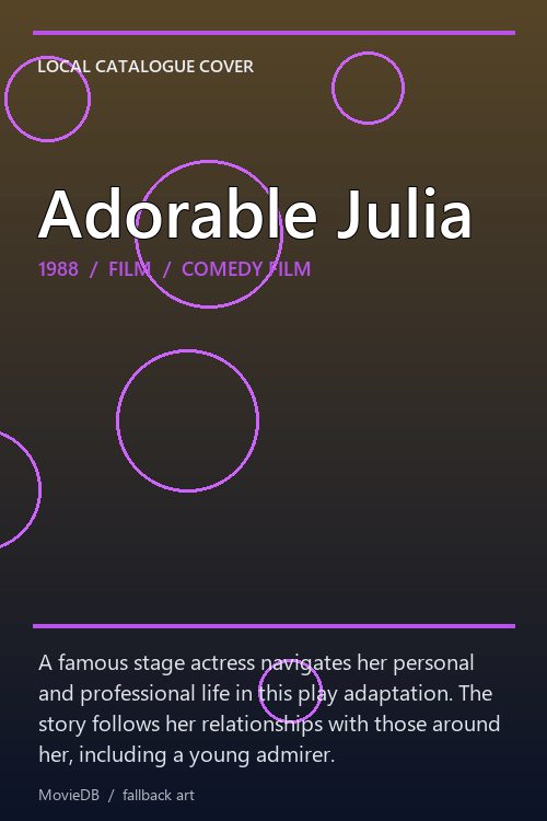 Adorable Julia poster