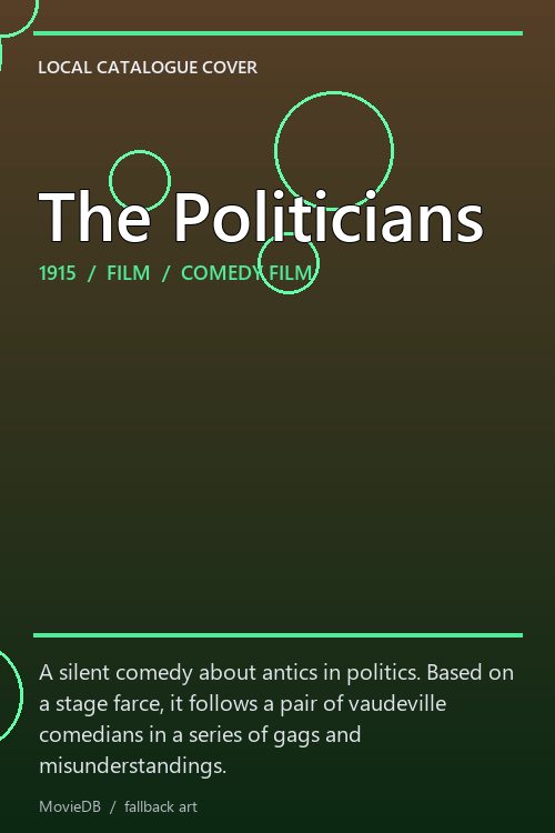 The Politicians poster