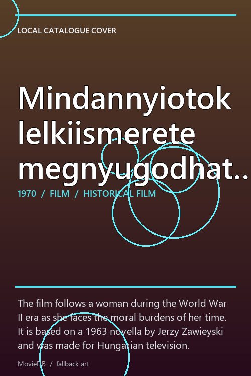 Mindannyiotok lelkiismerete megnyugodhat… poster
