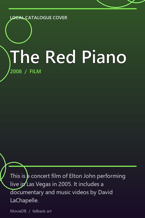 The Red Piano poster
