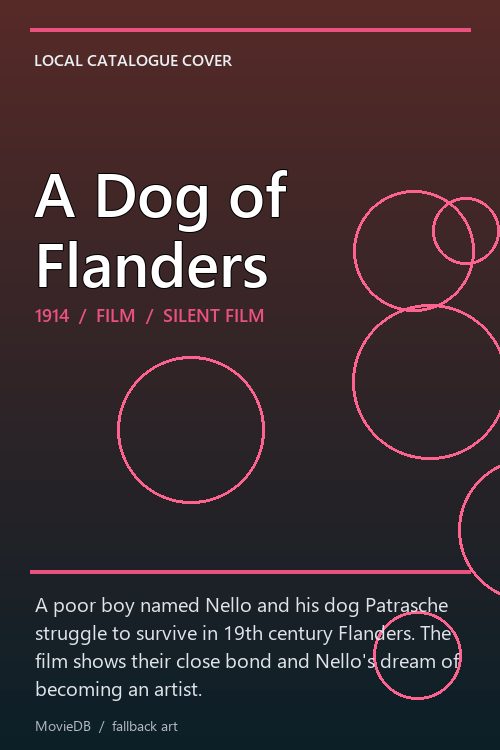 A Dog of Flanders poster