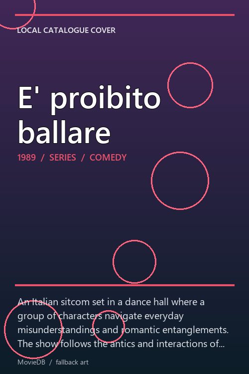 E' proibito ballare poster