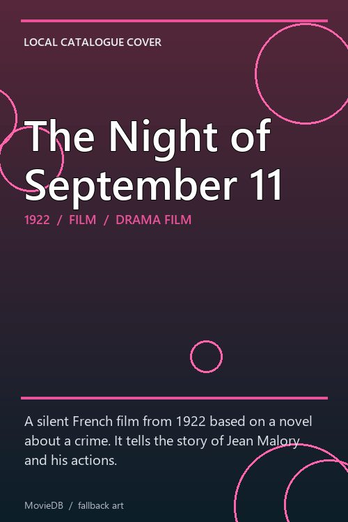 The Night of September 11 poster