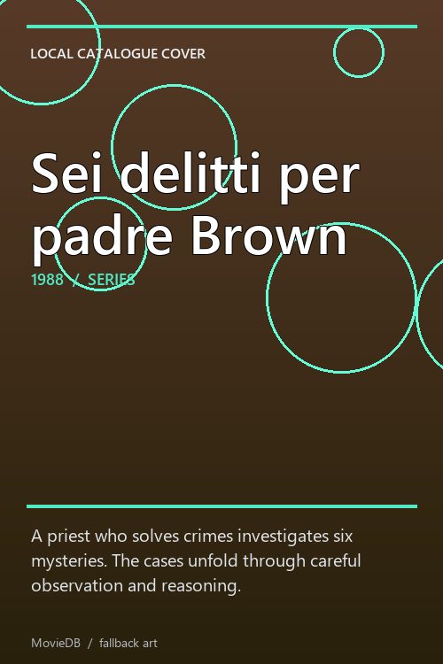 Sei delitti per padre Brown poster