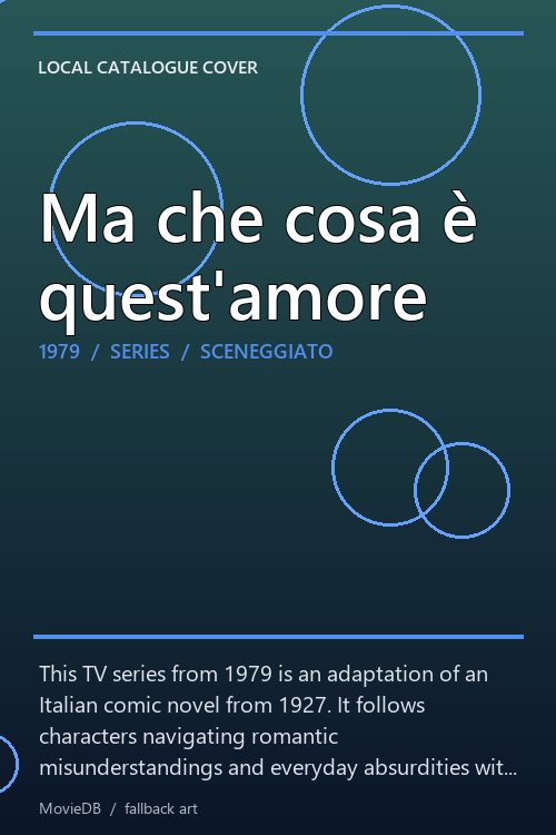 Ma che cosa è quest'amore poster
