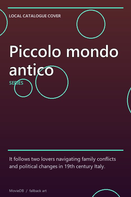Piccolo mondo antico poster