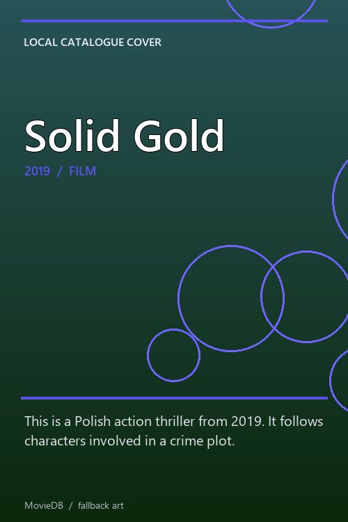 Solid Gold poster