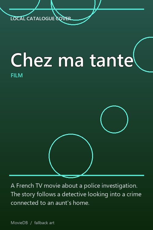 Chez ma tante poster