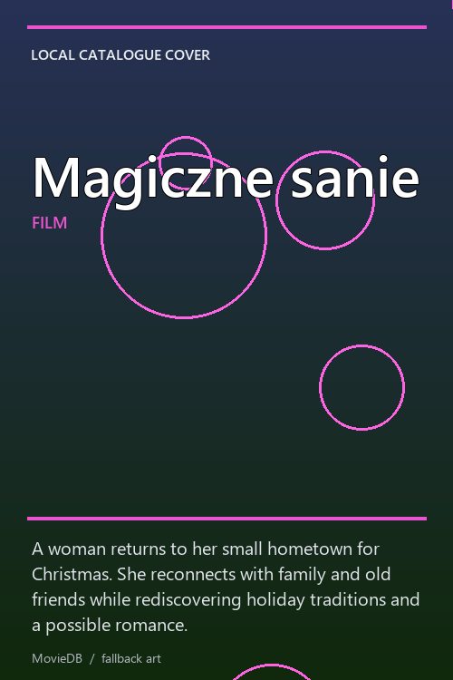 Magiczne sanie poster