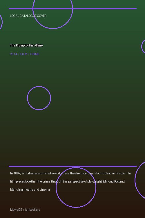 The Prompt of the Affaire poster