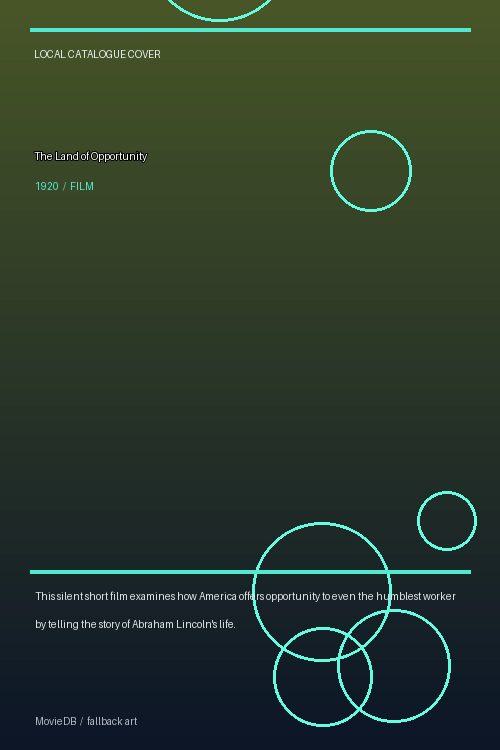 The Land of Opportunity poster