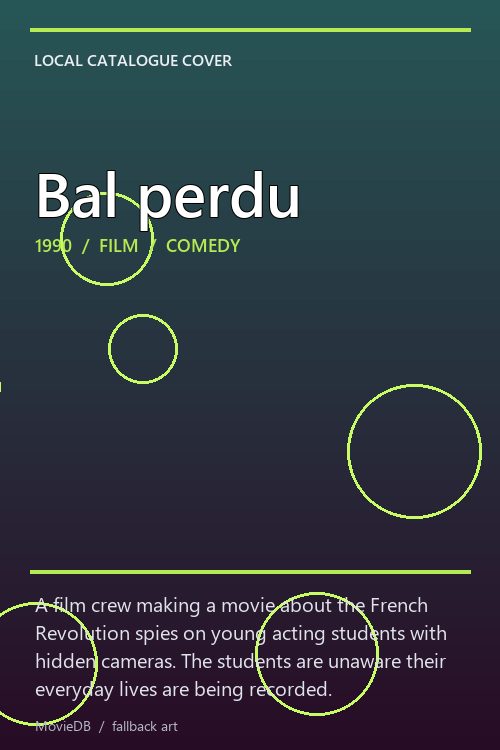 Bal perdu poster