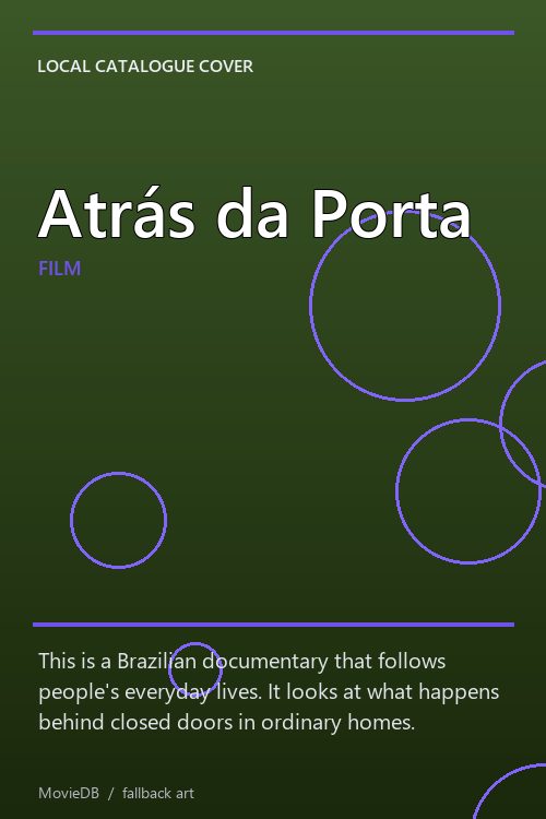 Atrás da Porta poster